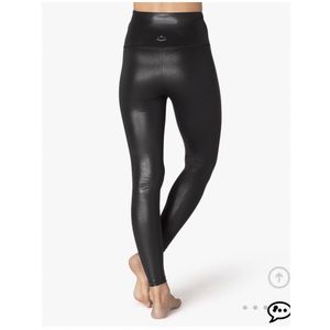 Beyond Yoga High Waist Faux Leather 